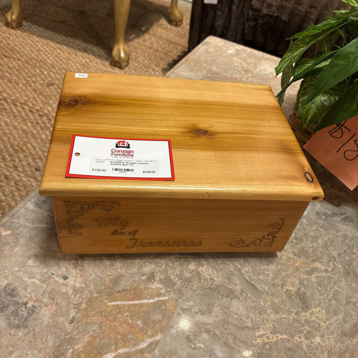Wooden Custom Jewelry Box (TI)
