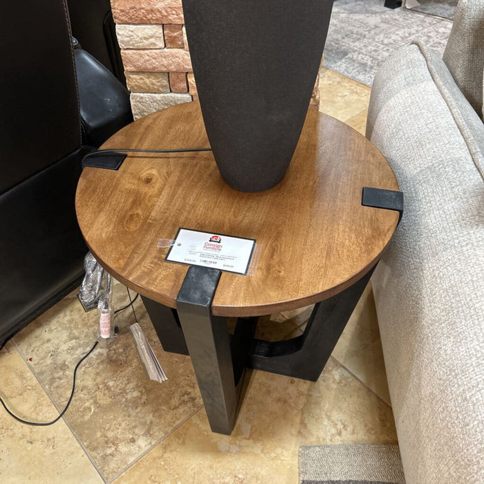 Hanneforth Round End Table (LBT)