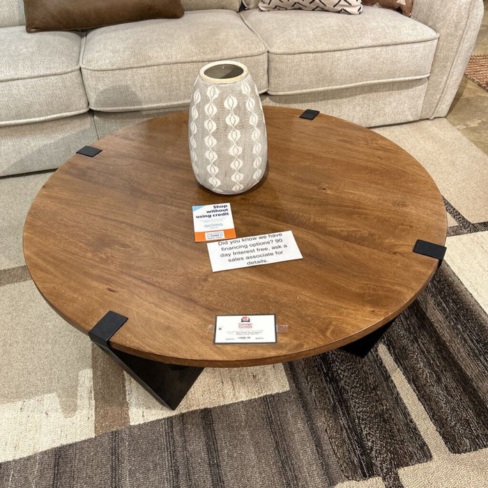 Hanneforth Round Cocktail Table (ATT)