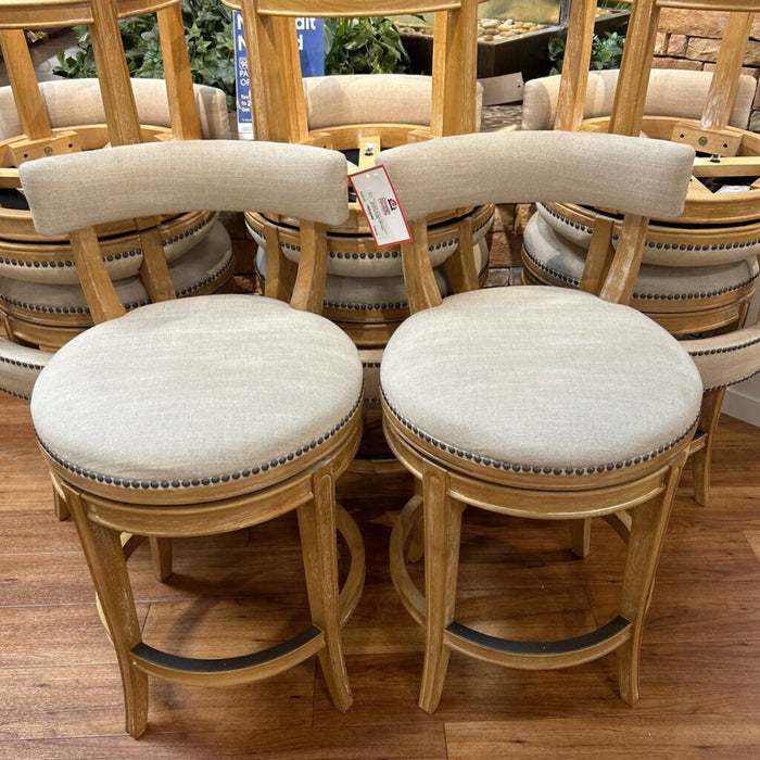 X2 White NH Fabric Barstools (LSH)
