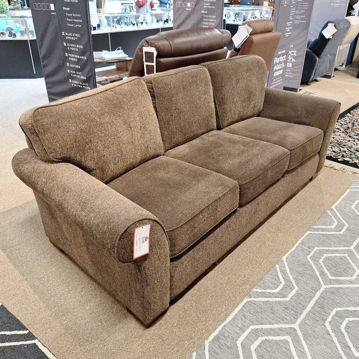 Brown Fabric Sofa (MLH)