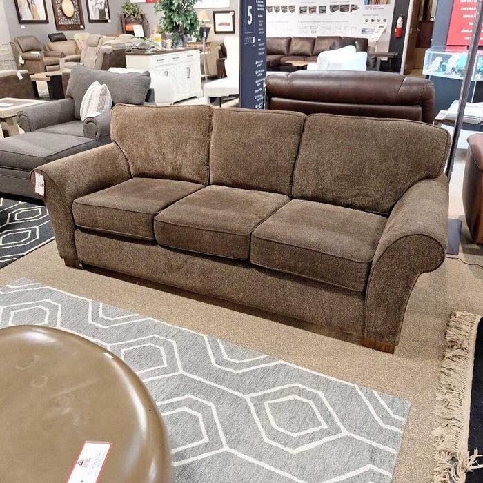Brown Fabric Sofa (MLH)