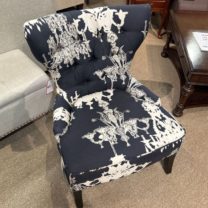 Black Chandelier Patterned Chair(LKA)