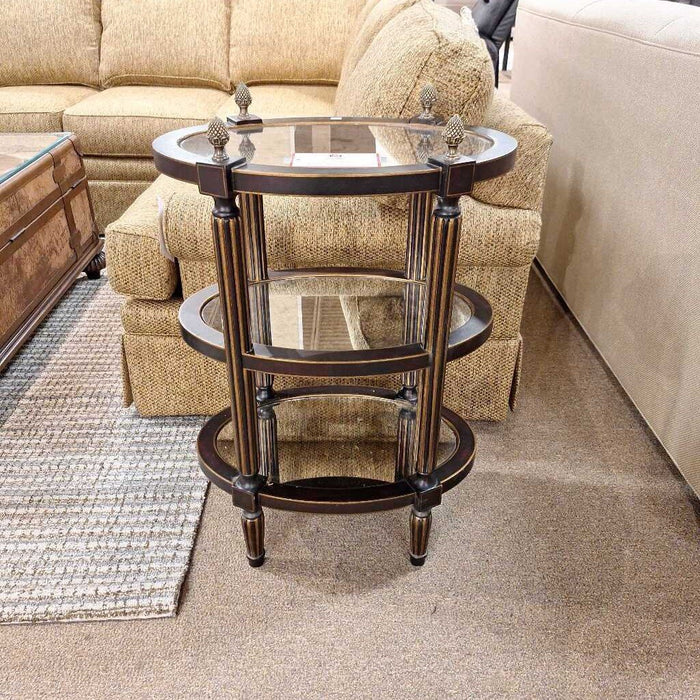 3-Tier Mirrored End Table(BHA)