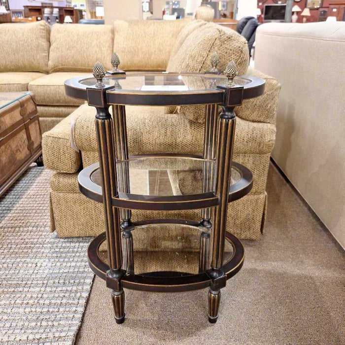 3-Tier Mirrored End Table(BHA)