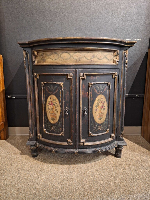 2-Door DW Floral Accent Cabinet(ALK)