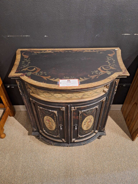 2-Door DW Floral Accent Cabinet(ALK)