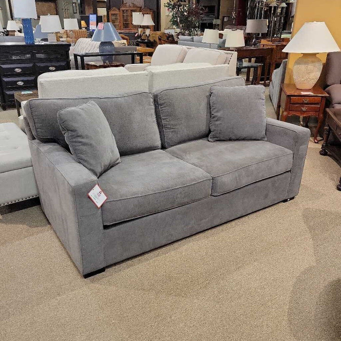 Dark Grey Fabric Loveseat(KHK)