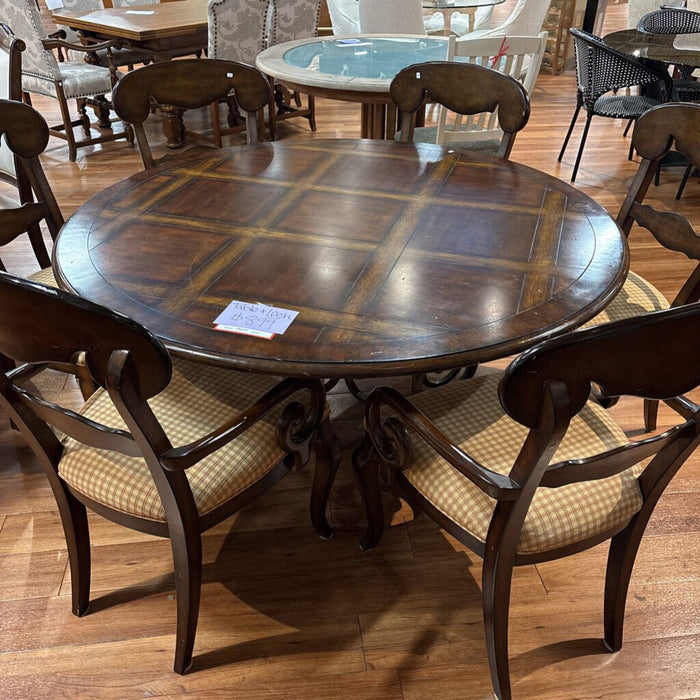 Rustic DW DR Table w/ 6CH(SLH)