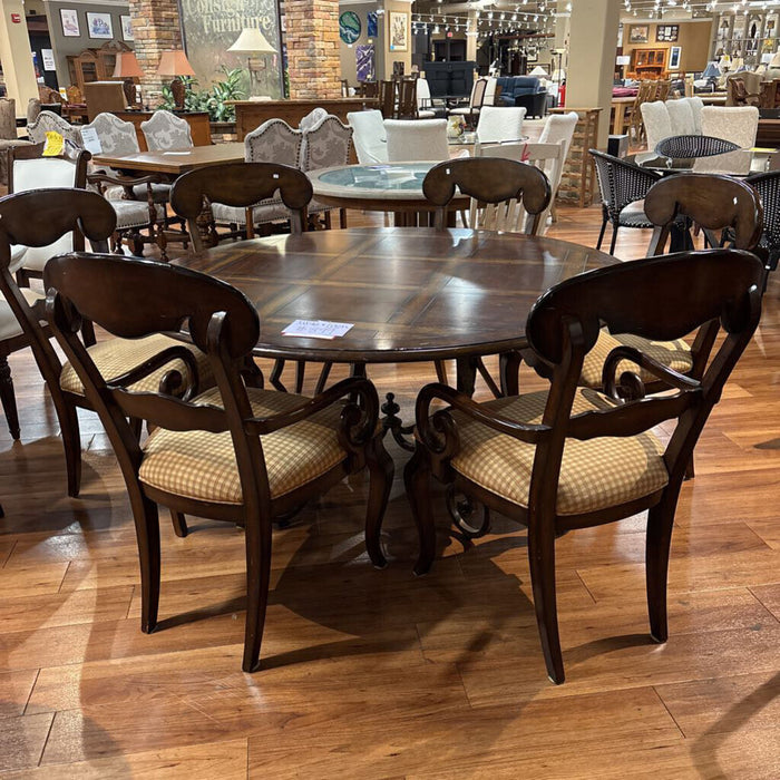 Rustic DW DR Table w/ 6CH(SLH)
