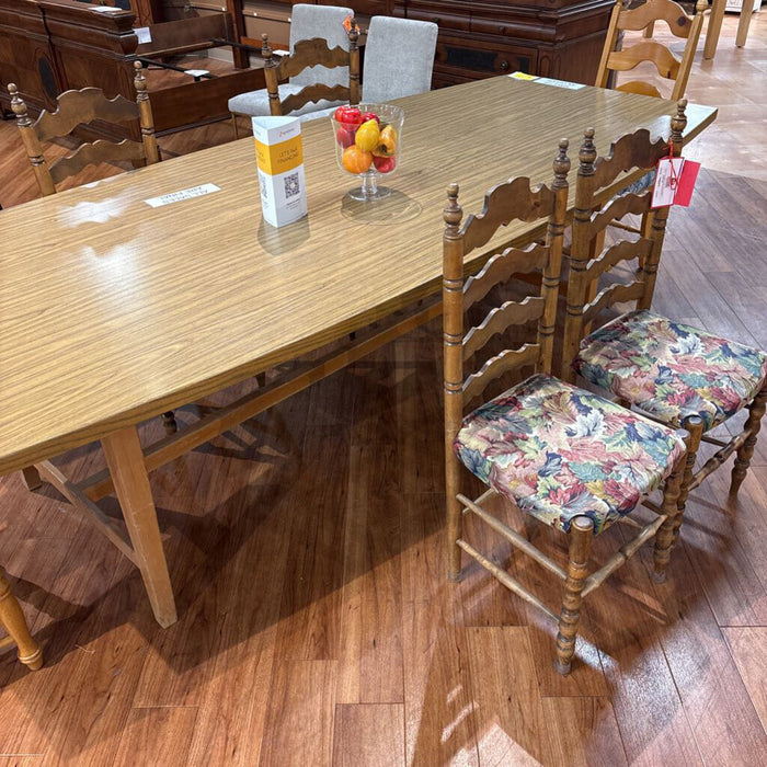 S/4 Floral Seated DR Chairs (KH)