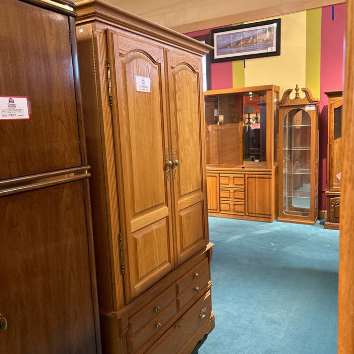 2pc Orange 2-Door 2-Drawer Armoire(AMK)