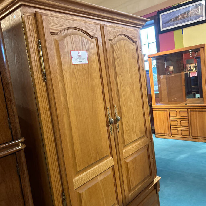 2pc Orange 2-Door 2-Drawer Armoire(AMK)