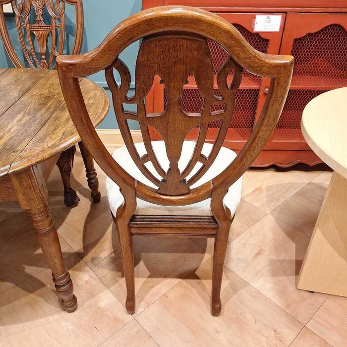 S/4 Oak Carved Dining Chairs (IH)