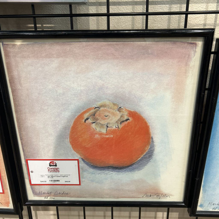 Black Framed Vegi/Fruit Art (LS)
