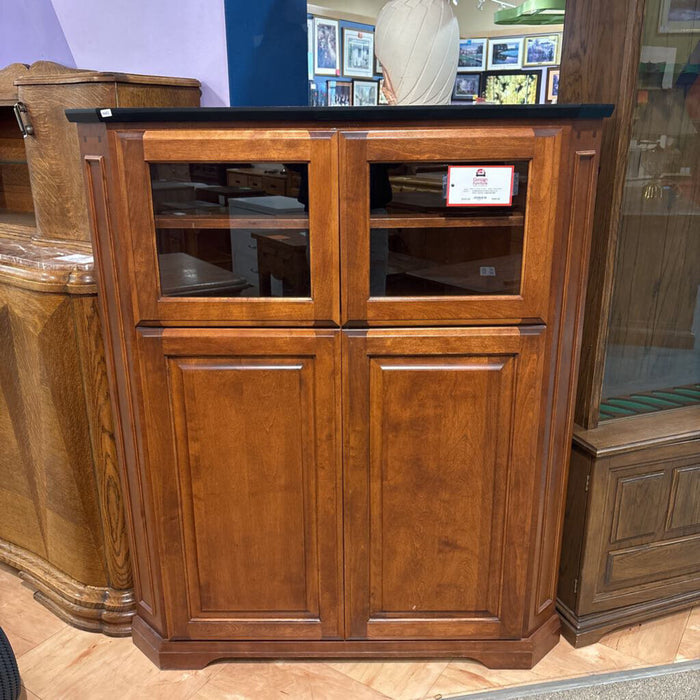 Cherry 4-Door Corner Cabinet(LSH)