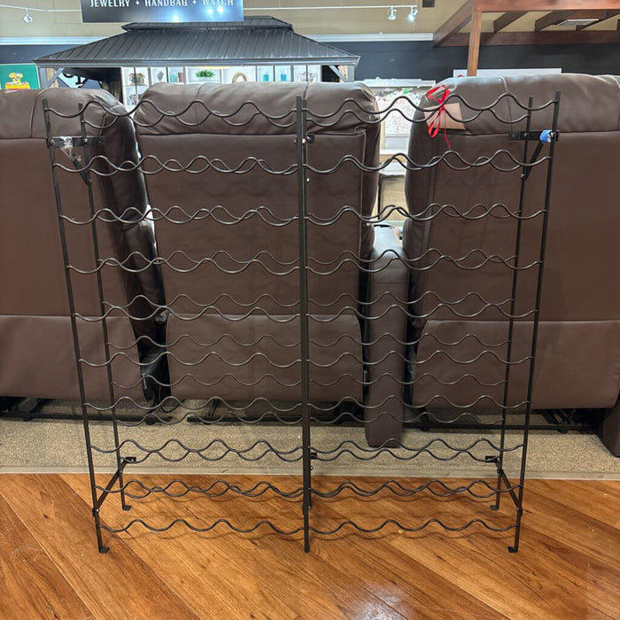 Black Metal Wine Rack(KL)