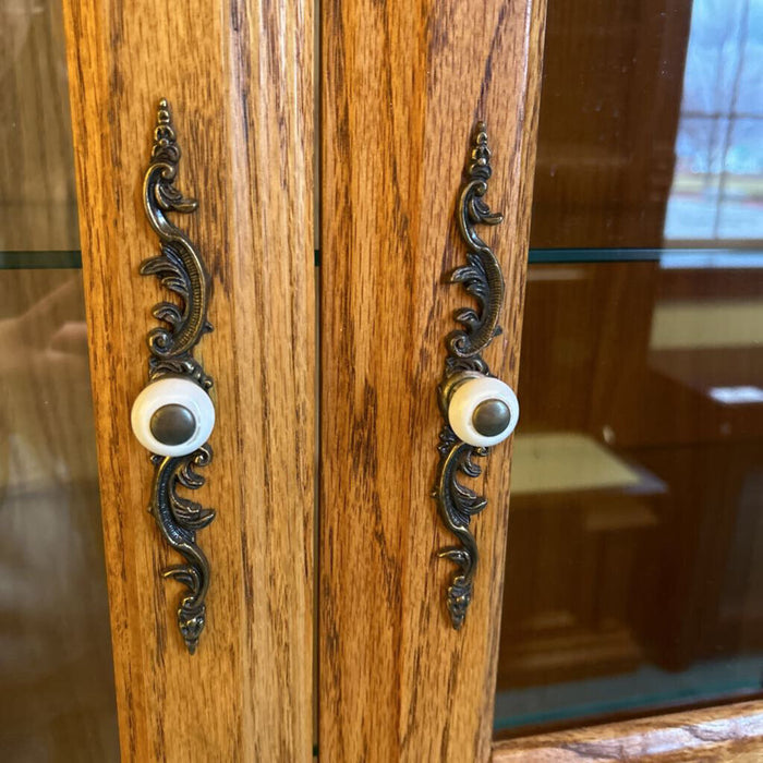 4-Door Oak Storage Armoire(LKA)