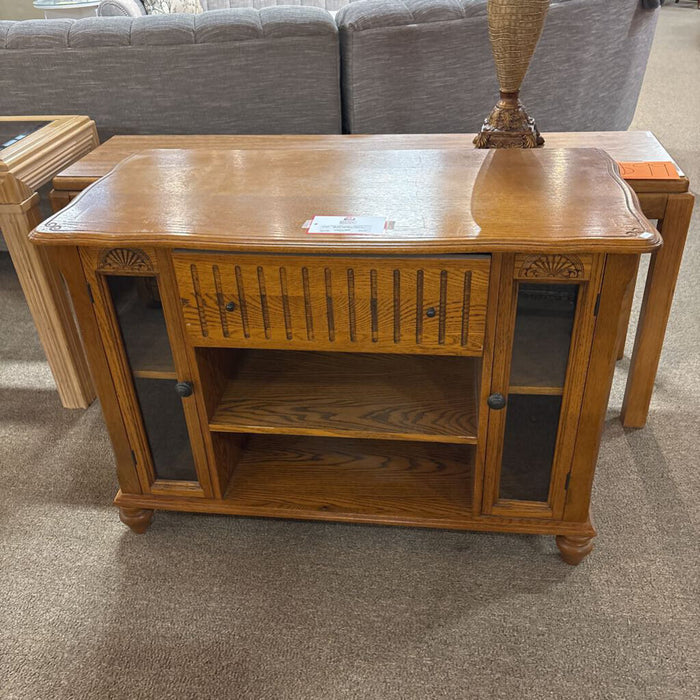 2-Door 1-Drawer Oak Media Center(KL)