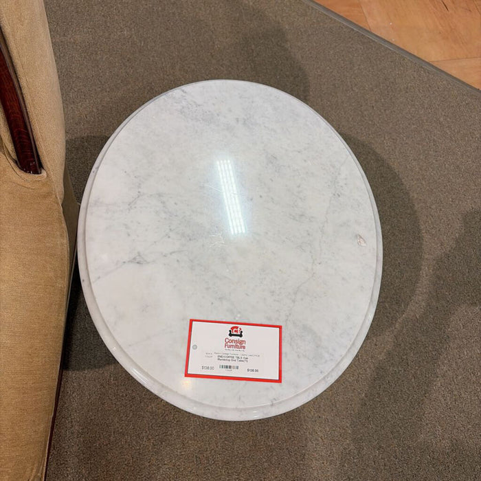 Oak Marbletop End Table(TI)