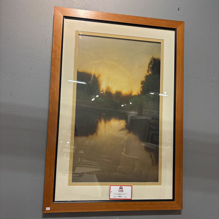 Orange Framed Lake View (BAH)