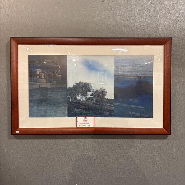 Brown Framed "Steele Summer Day" (BLA)