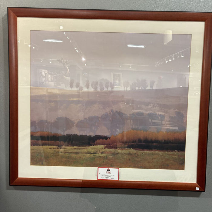 XL Brown Framed Scenic Artwork (BTK)