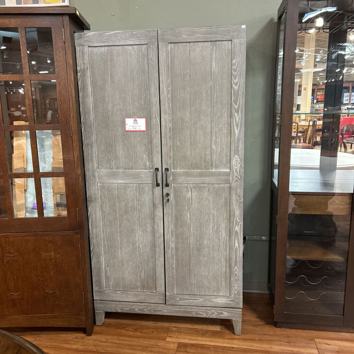 Westbrook Gray Wine Cabinet (BIHH)