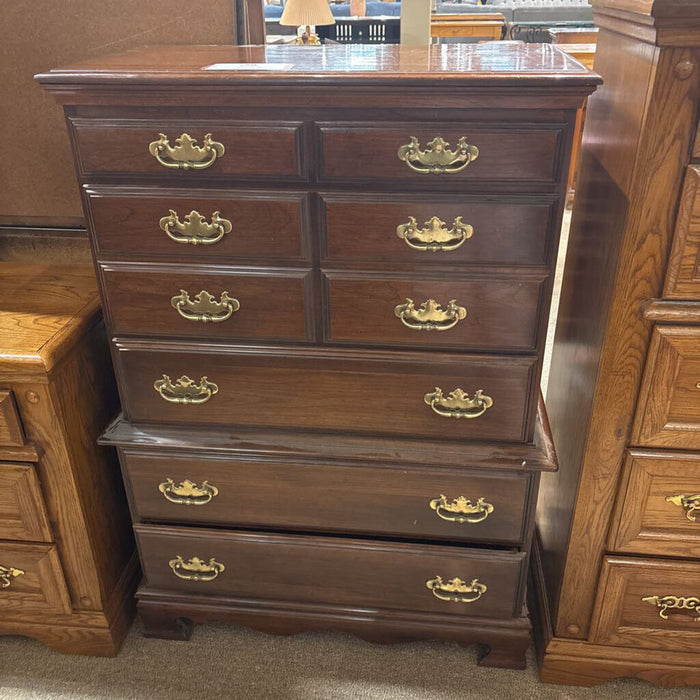 5-Drawer Darkwood Tallboy (BTK)
