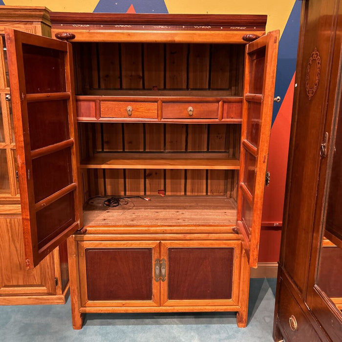 2 Piece Wooden Armoire (KLH)