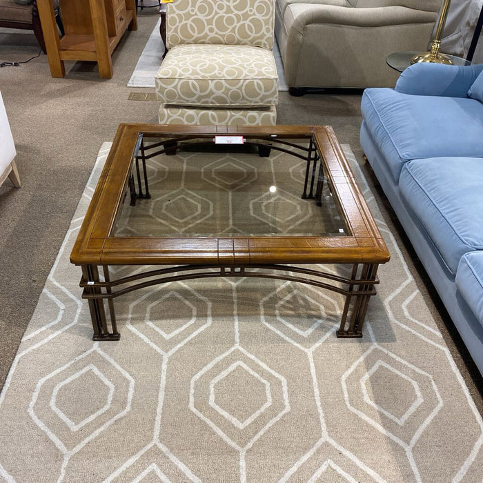 Leather/Metal GT Coffee Table(BTK)