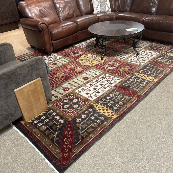 (8x11) Hand Knotted Multi-Pattern Rug (BIHH)