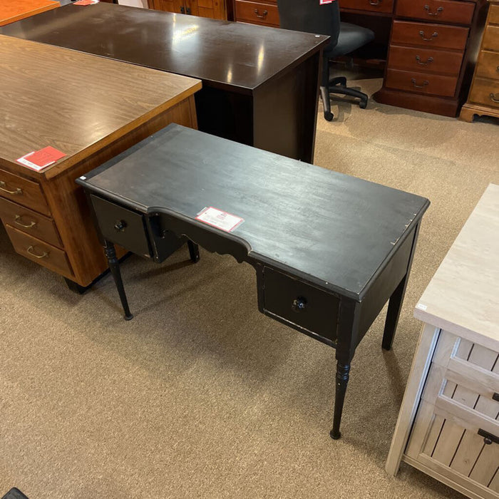 Black Executive Wood Desk (MI)