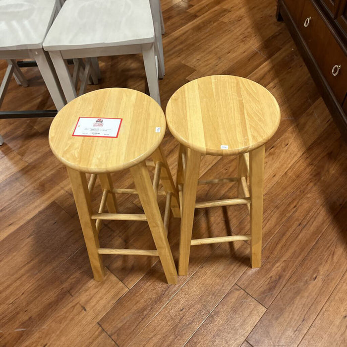 S/2 LW/Oak Barstools(KL)