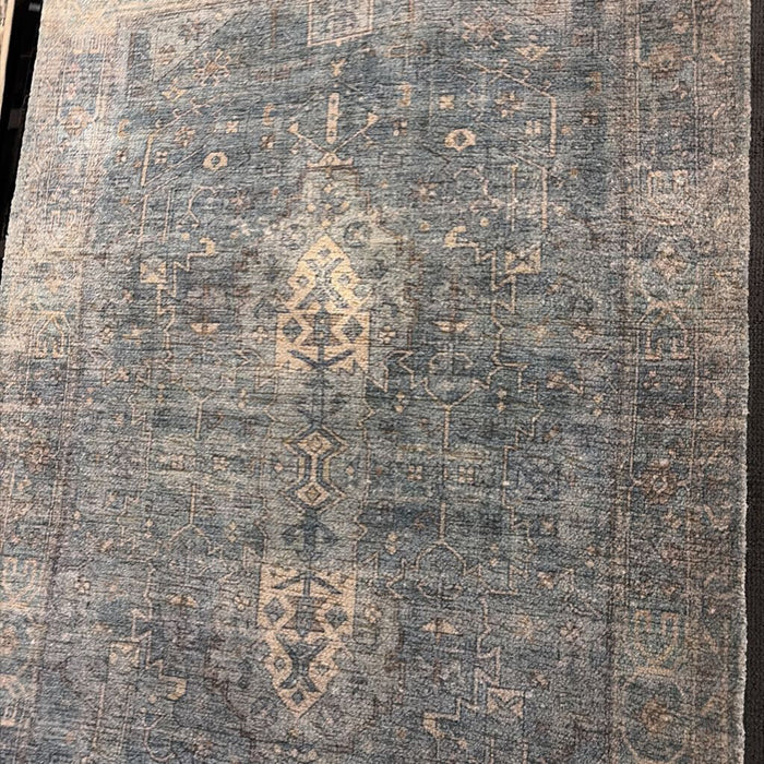 Light Blue/White Small Rug(KL)