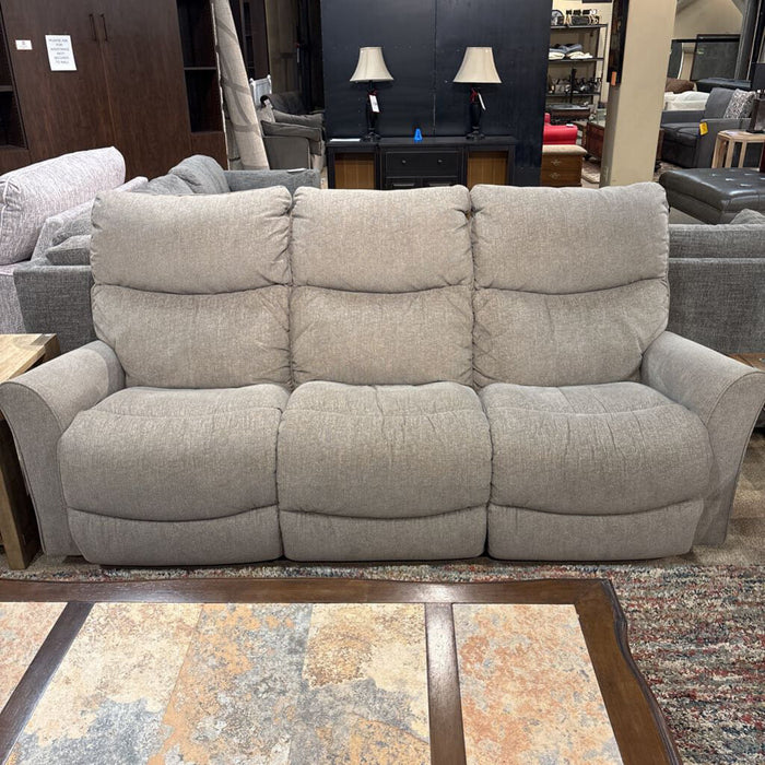 Grey Fabric LaZBoy Reclining Sofa(MAK)