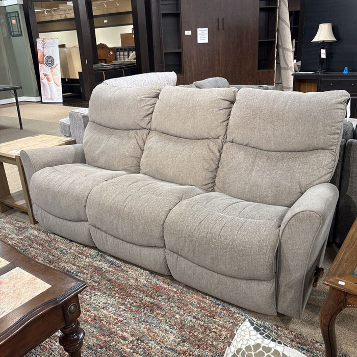 Grey Fabric LaZBoy Reclining Sofa(MAK)