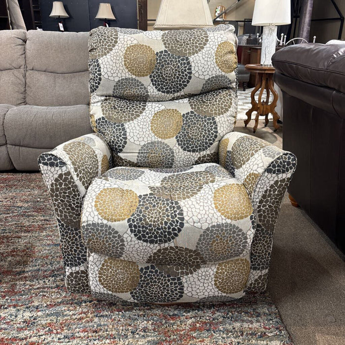 Spotted White LaZBoy Fabric Recliner(KHK)