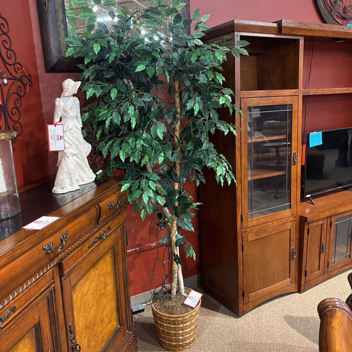 Faux Tree w/ Basket(TI)