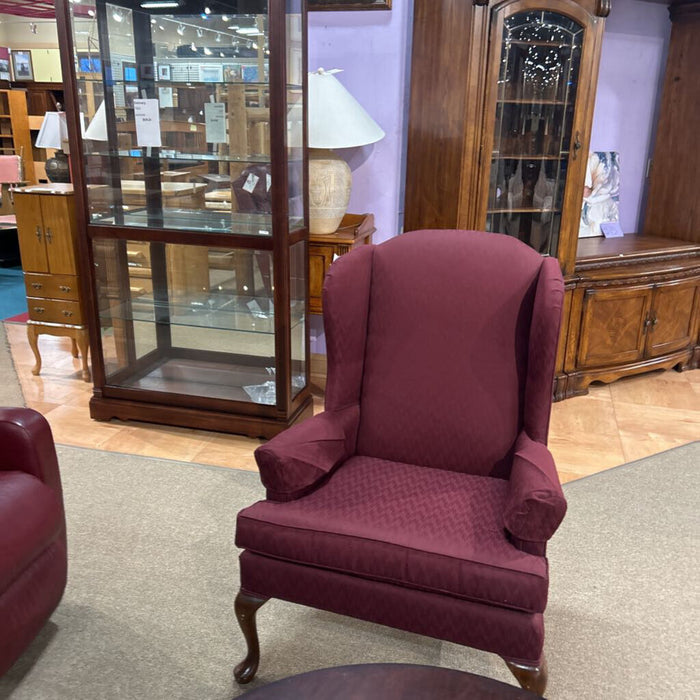 Maroon Fabric Wingback CH(BHA)
