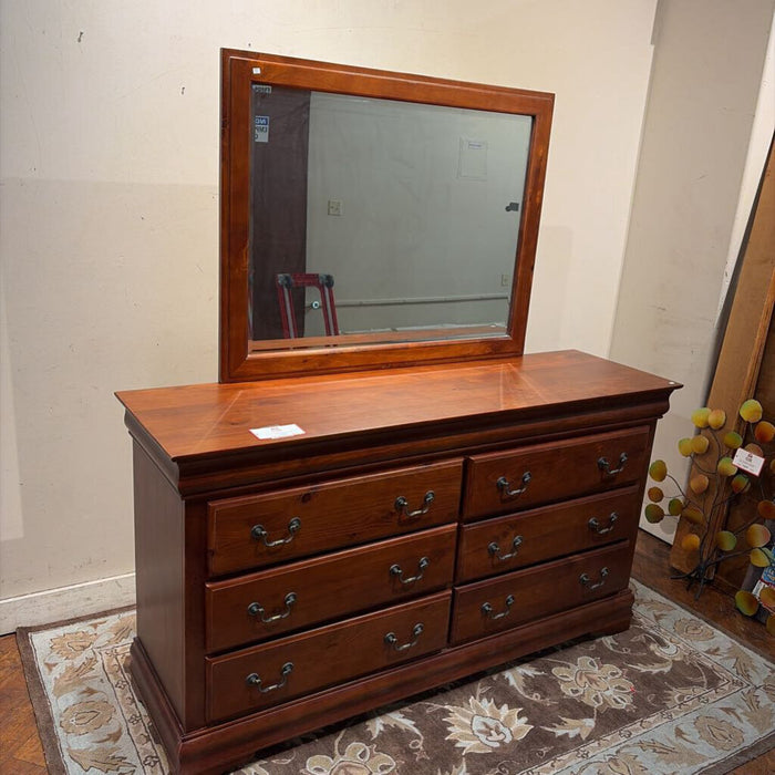 6 Drawer Dresser w/ Mirror (MLH)