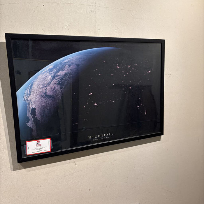 "Nightfall" Artwork of Earth at Night (TI)