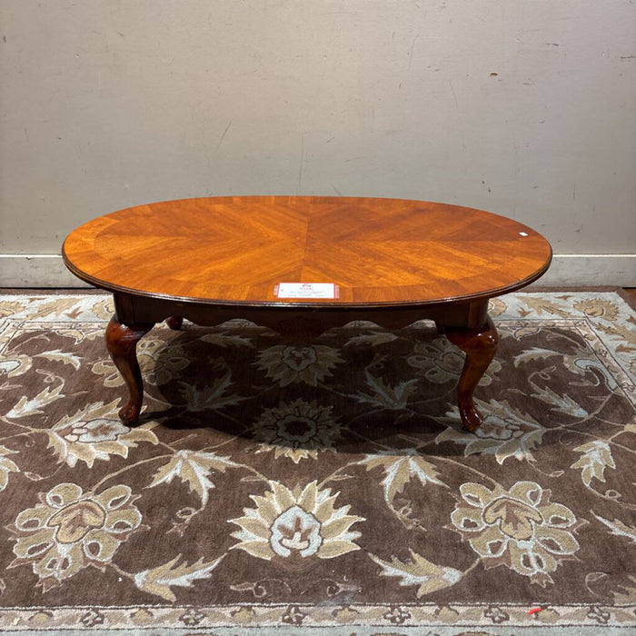 Oval Victorian Style Coffee Table (BAH)