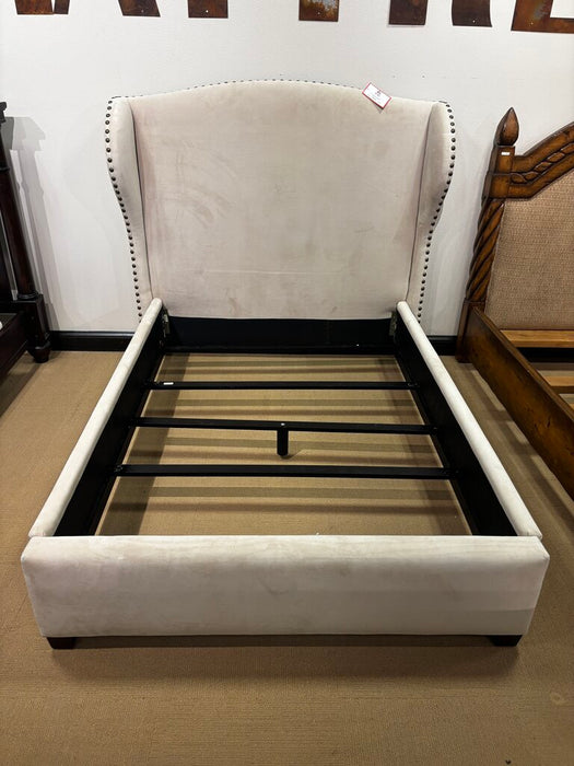 Tan Fabric NH Queen Bedframe(LSH)