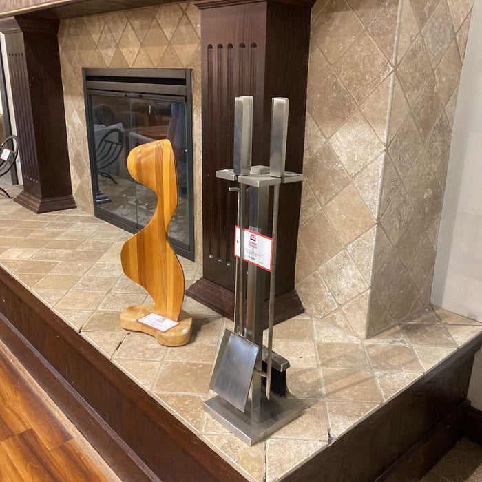 Silver/Metal Fireplace Tools(LS)