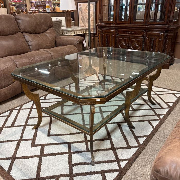 Glass top coffee table (CTH)
