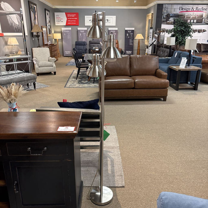 3-Bulb Industrial Floor Lamp(TI)