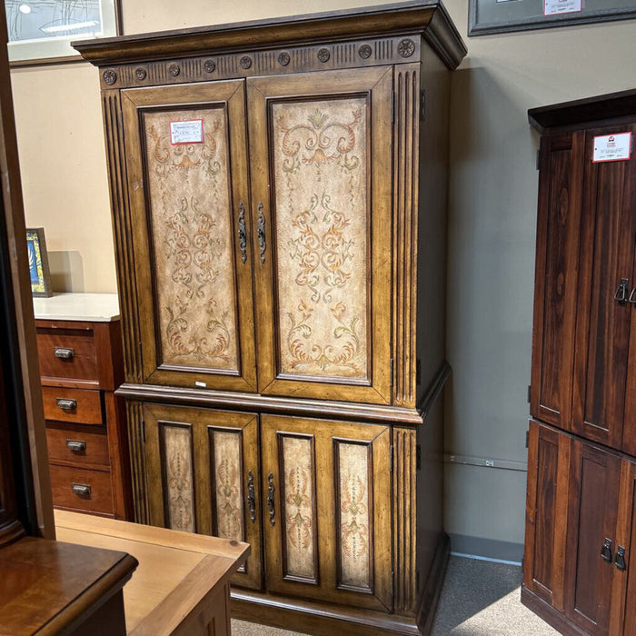 Large Two-Tone Painted Armoire(LSH)