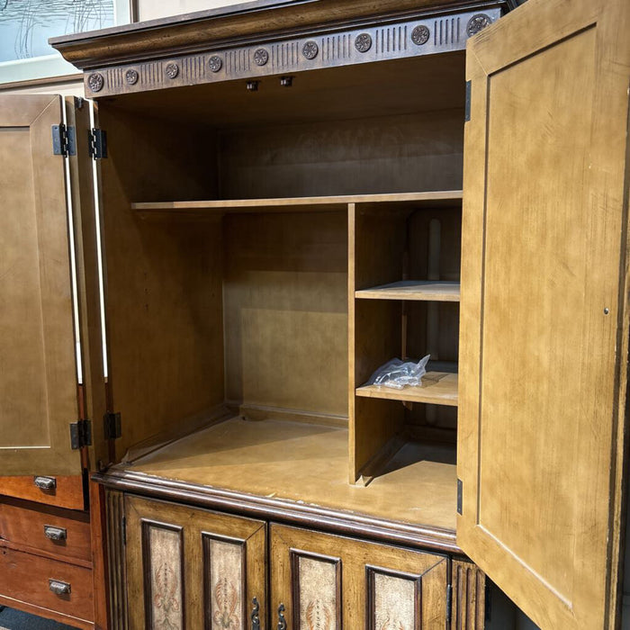 Large Two-Tone Painted Armoire(LSH)