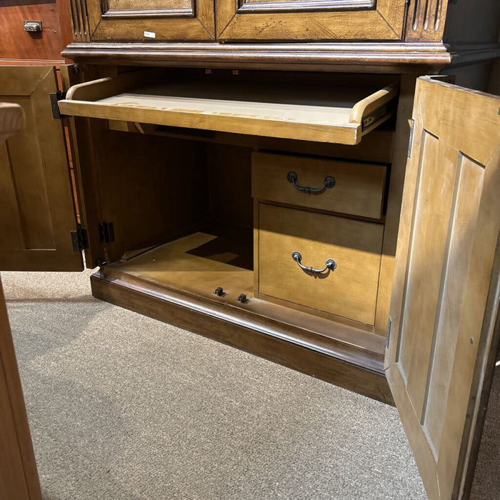 Large Two-Tone Painted Armoire(LSH)